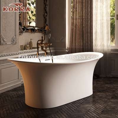 White Acrylic Freestanding Bathtub approved with CUPC